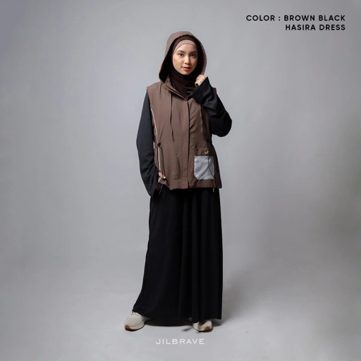 Image of Hasira Dress - Gamis One Set Outer Olahraga Dry Fit