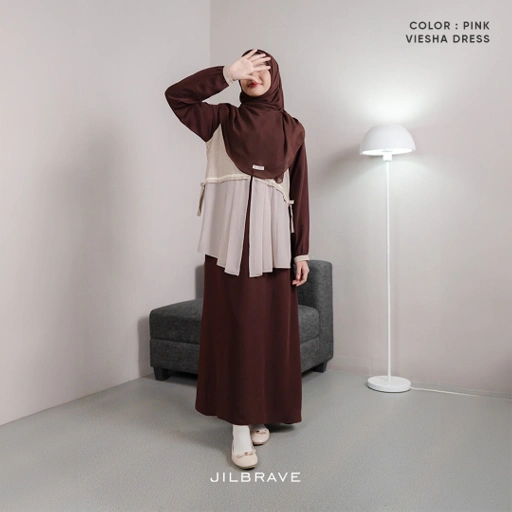 Image of Viesha Dress - Dress Set Outer Feminine Simple Elegan