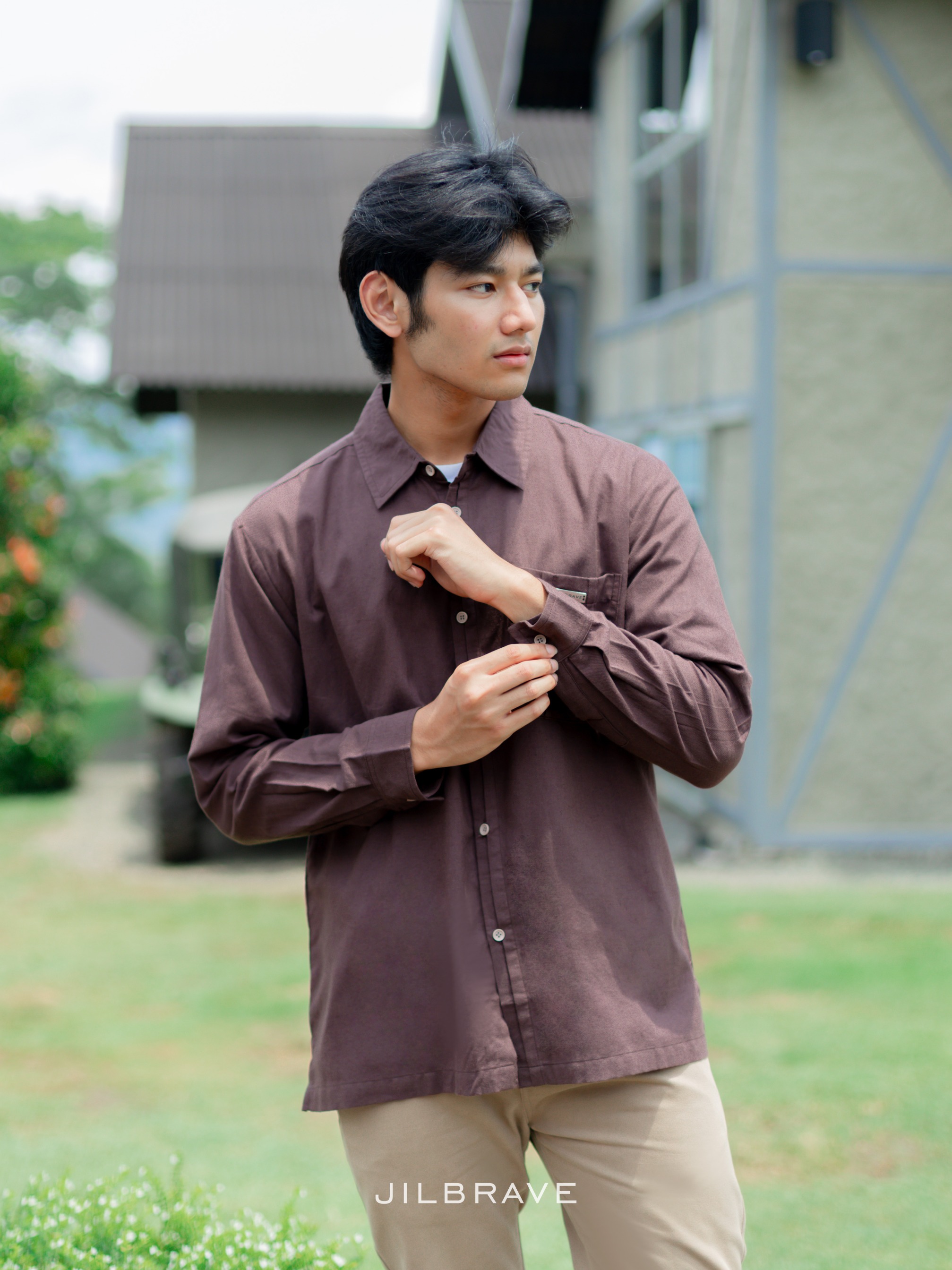 Hanan Shirt Kemeja Katun Pria Casual Semiformal