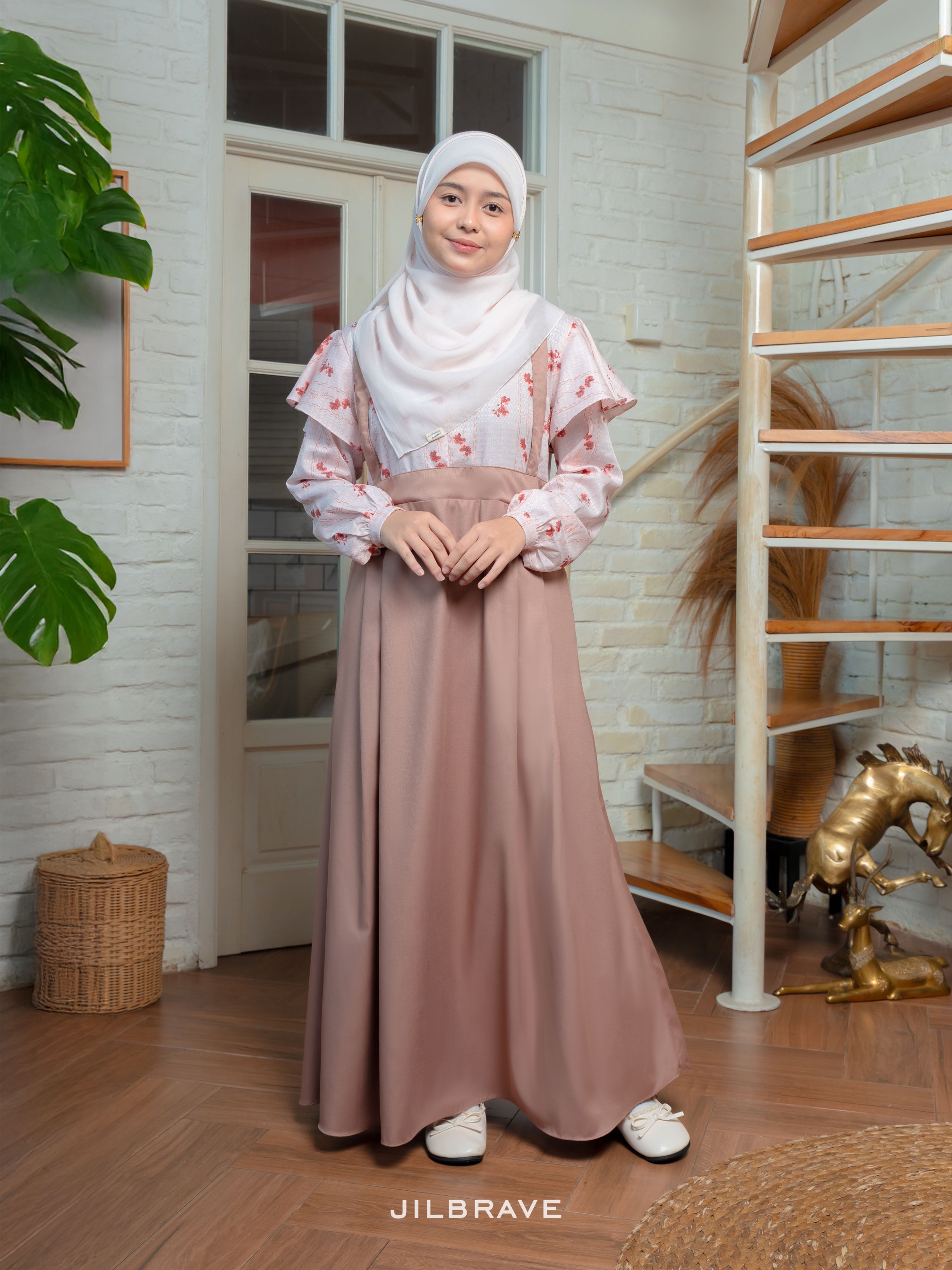 JILBRAVE Misty Overall Gamis Motif TENCEL™ Premium