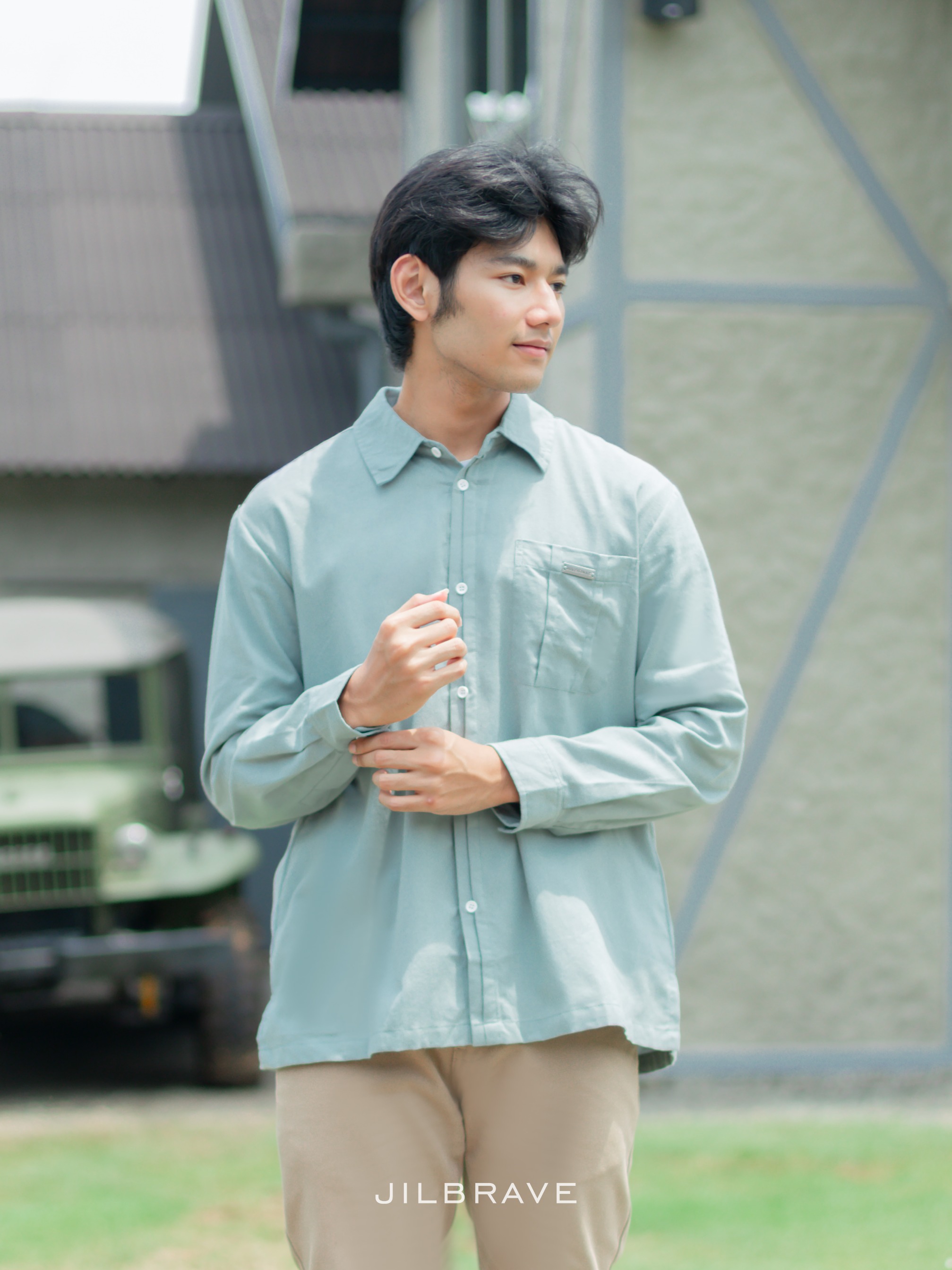 Hanan Shirt Kemeja Katun Pria Casual Semiformal