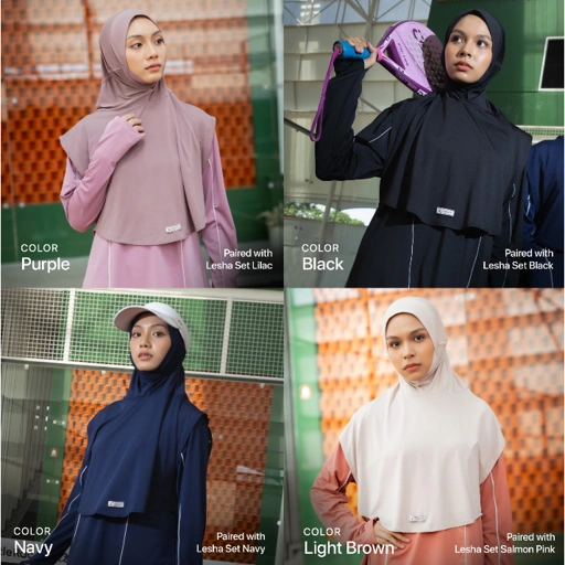 Seyra Instan Hijab - Sporty Muslimah Rompi Bolero Cover Dada Pet Anti Tembem Adjustable