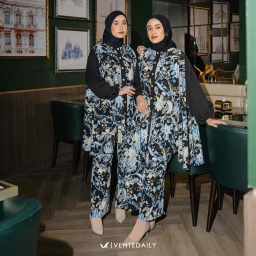 Image of Ventedaily - Ilana Oneset Jumbo Motif Bunga Kondangan Lebaran Kekinian Terbaru 2026