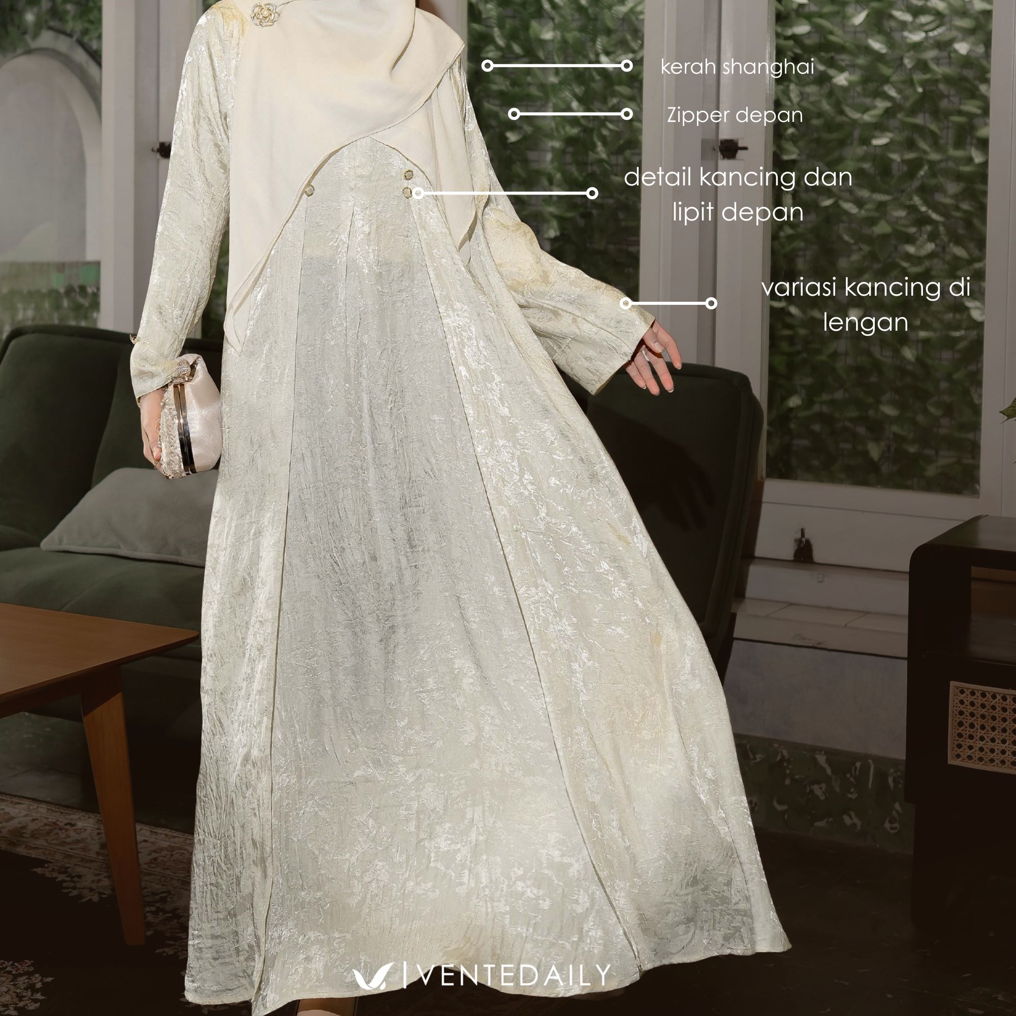 Khalila Abaya by Ventedaily