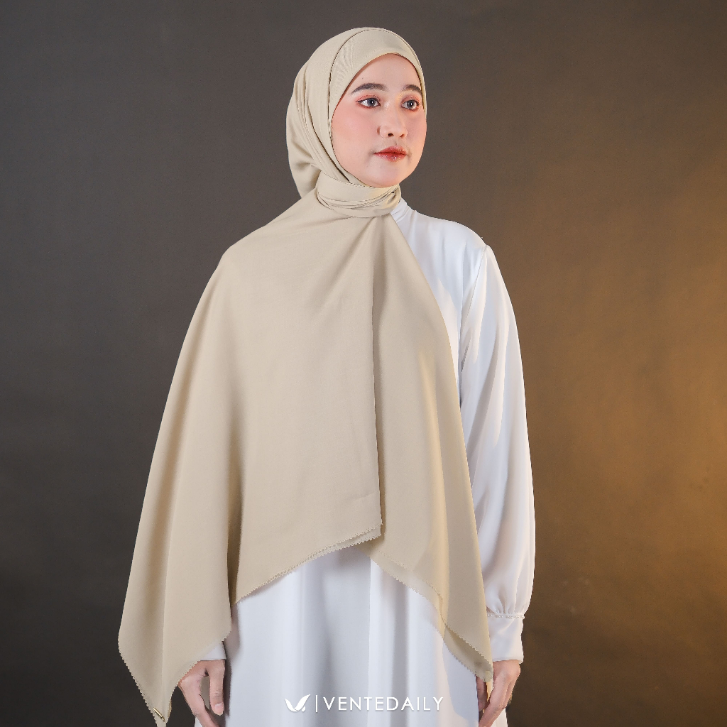 Ventedaily - Sofia Hijab Segi Empat Paris Voal Laser Cut Terbaru