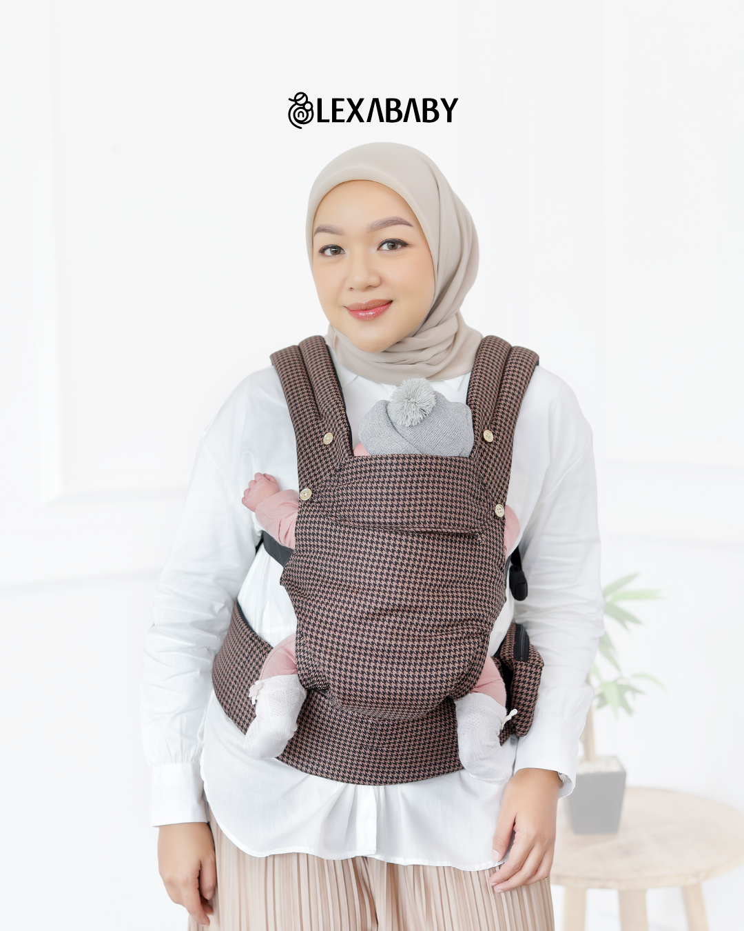 Nanababycarrier - LEXA Gendongan Bayi SSC M-Shape Gendongan Hadap Depan Newborn 1 Bulan - 2 Tahun