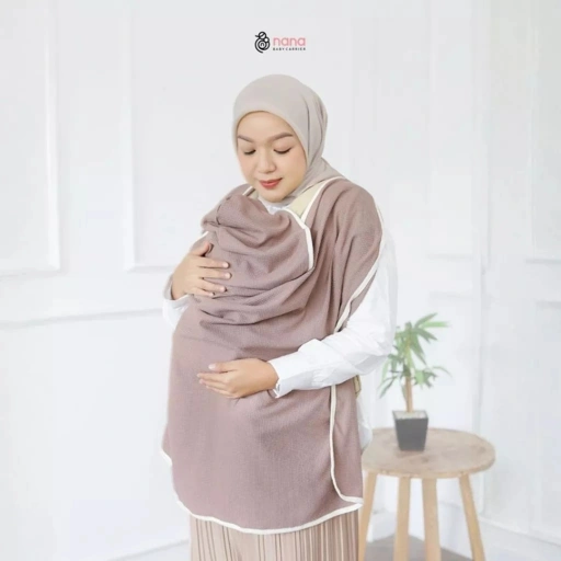 Nanababycarrier Blanket On The Go Selimut Bayi Apron Penutup Menyusui  Clip On Waffle Texture