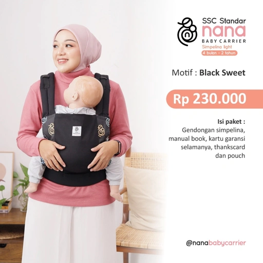 Image of Simpelina light by Nanababycarrier - gendongan bayi SSC M-shape 4 bulan - 2 tahun