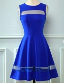 MIDIDRESS SCUBA MIX TILE - VA2133