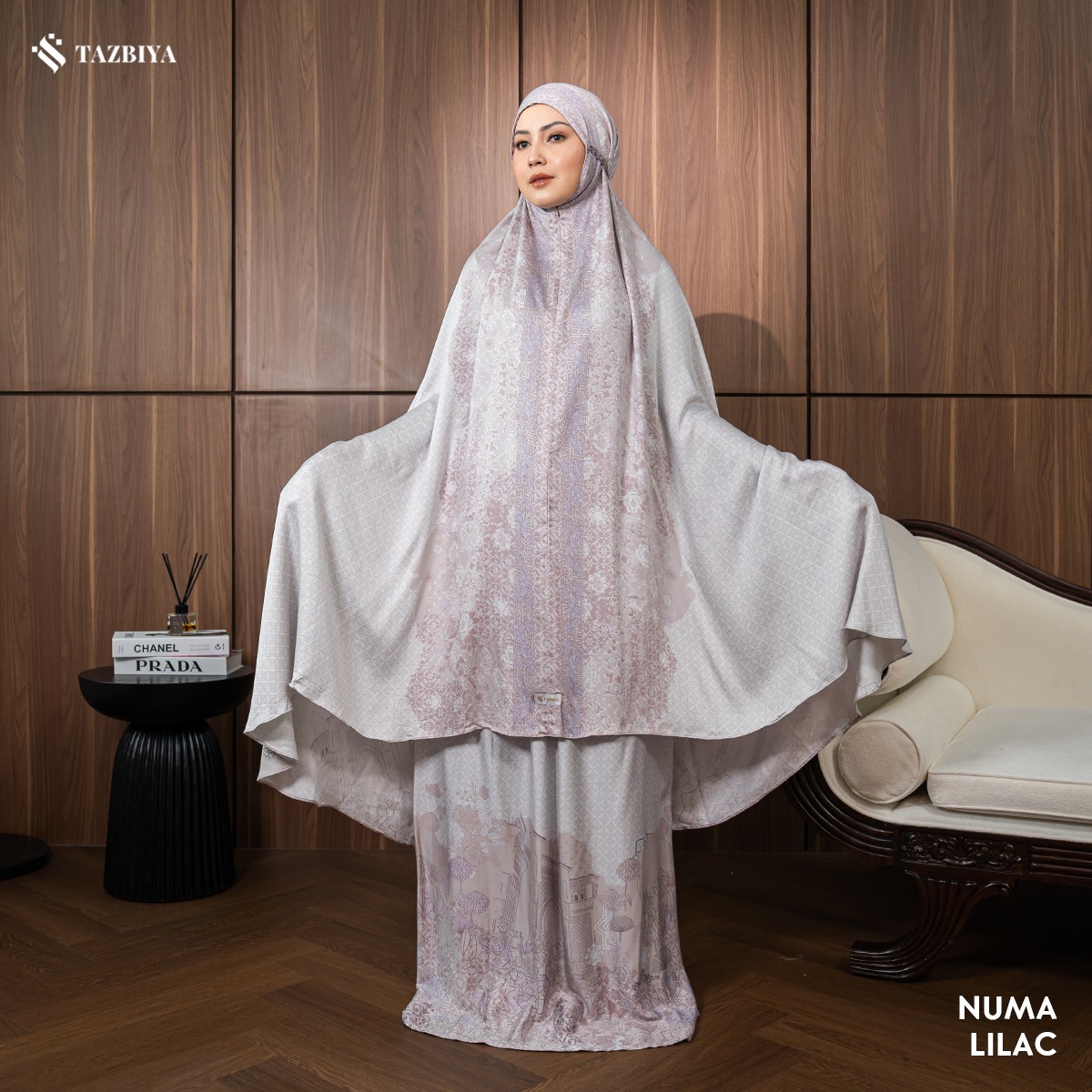 MUKENA TAZBIYA PREMIUM NUMA I Mukena Rayon Satin Jumbo Dewasa