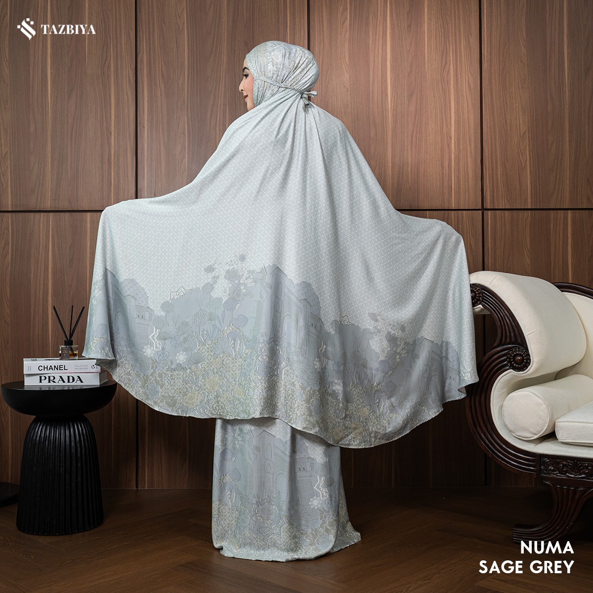 MUKENA TAZBIYA PREMIUM NUMA I Mukena Rayon Satin Jumbo Dewasa
