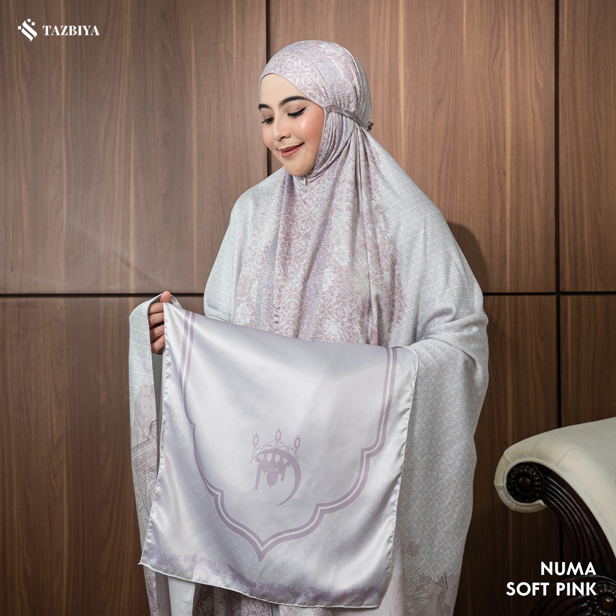 MUKENA TAZBIYA PREMIUM NUMA I Mukena Rayon Satin Jumbo Dewasa