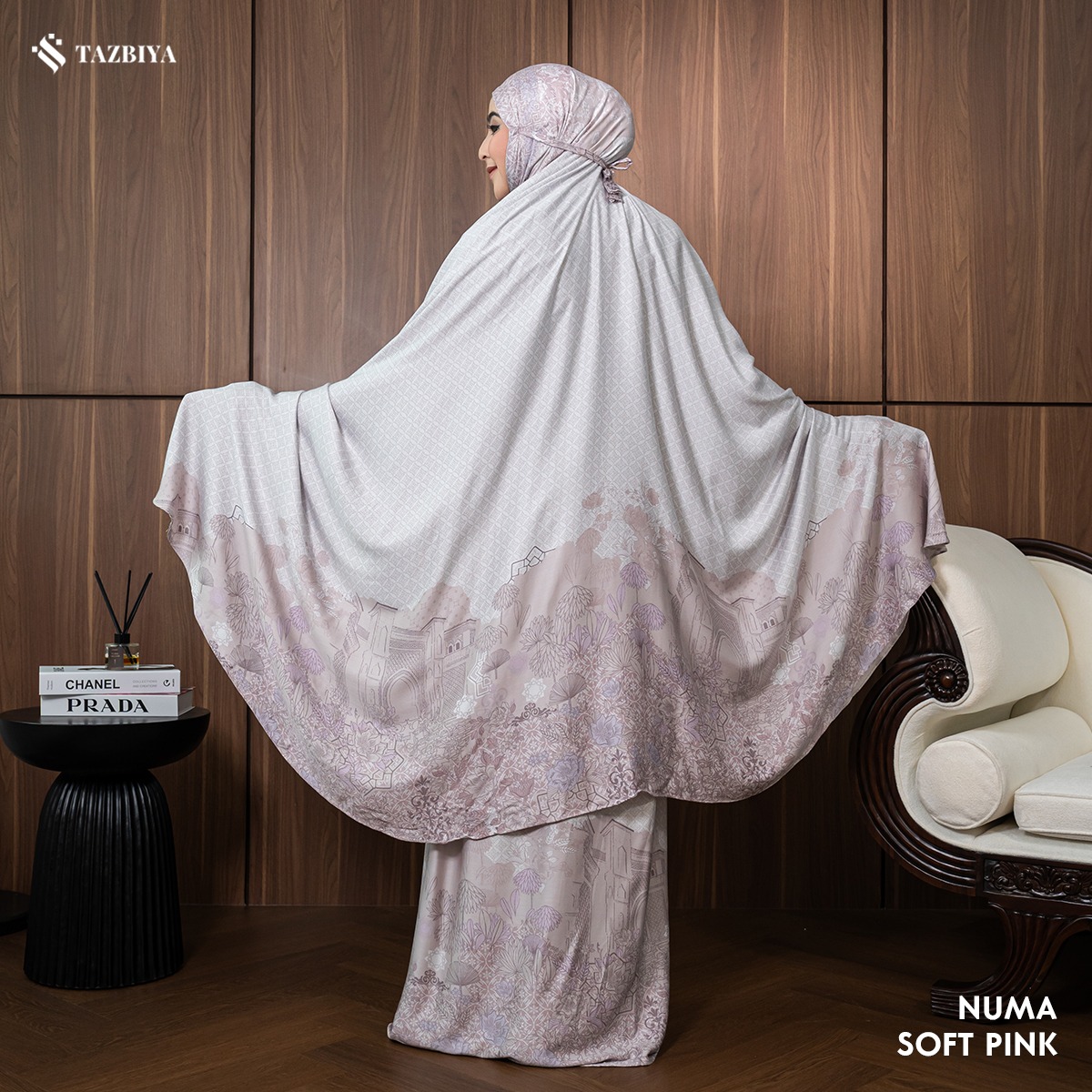 MUKENA TAZBIYA PREMIUM NUMA I Mukena Rayon Satin Jumbo Dewasa