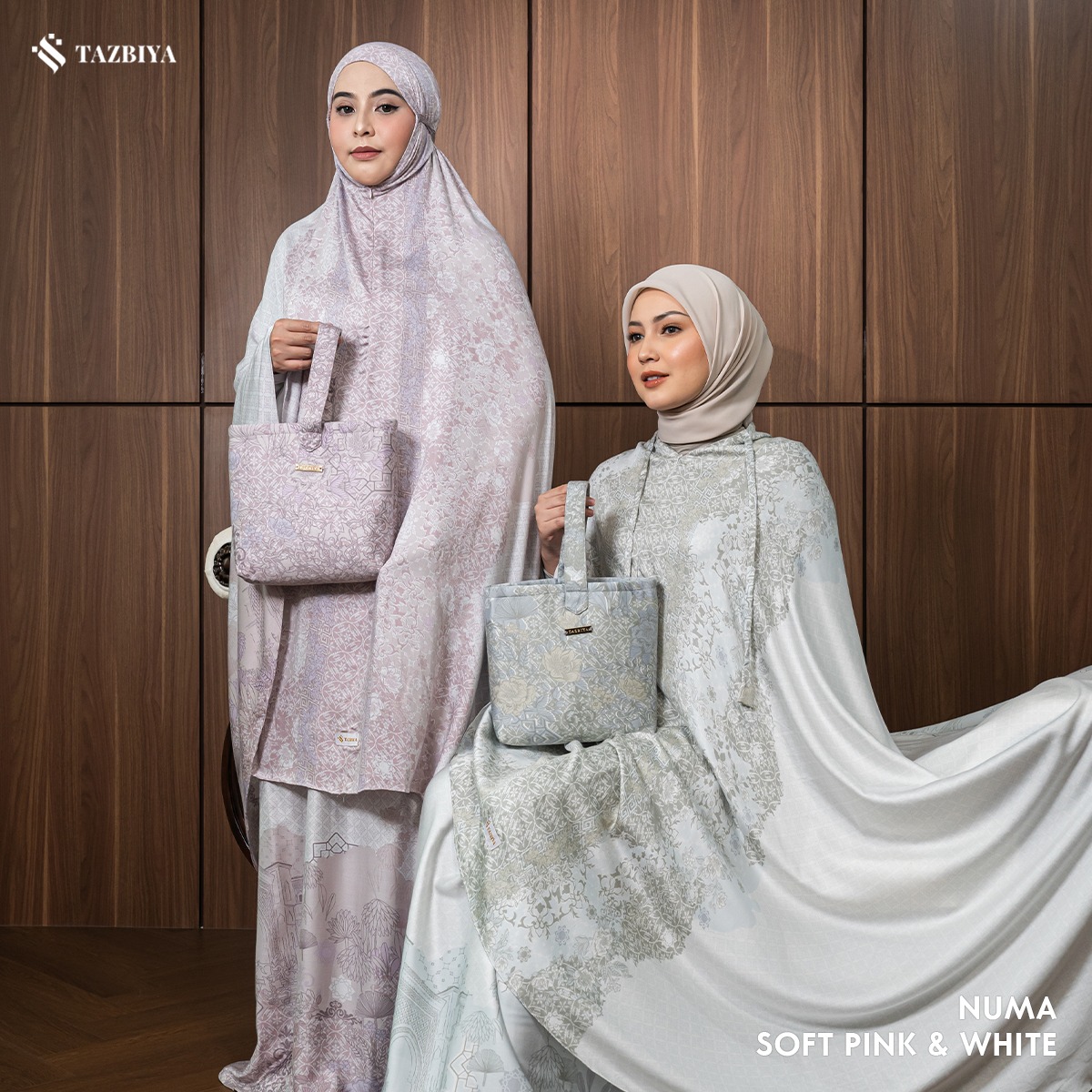 MUKENA TAZBIYA PREMIUM NUMA I Mukena Rayon Satin Jumbo Dewasa
