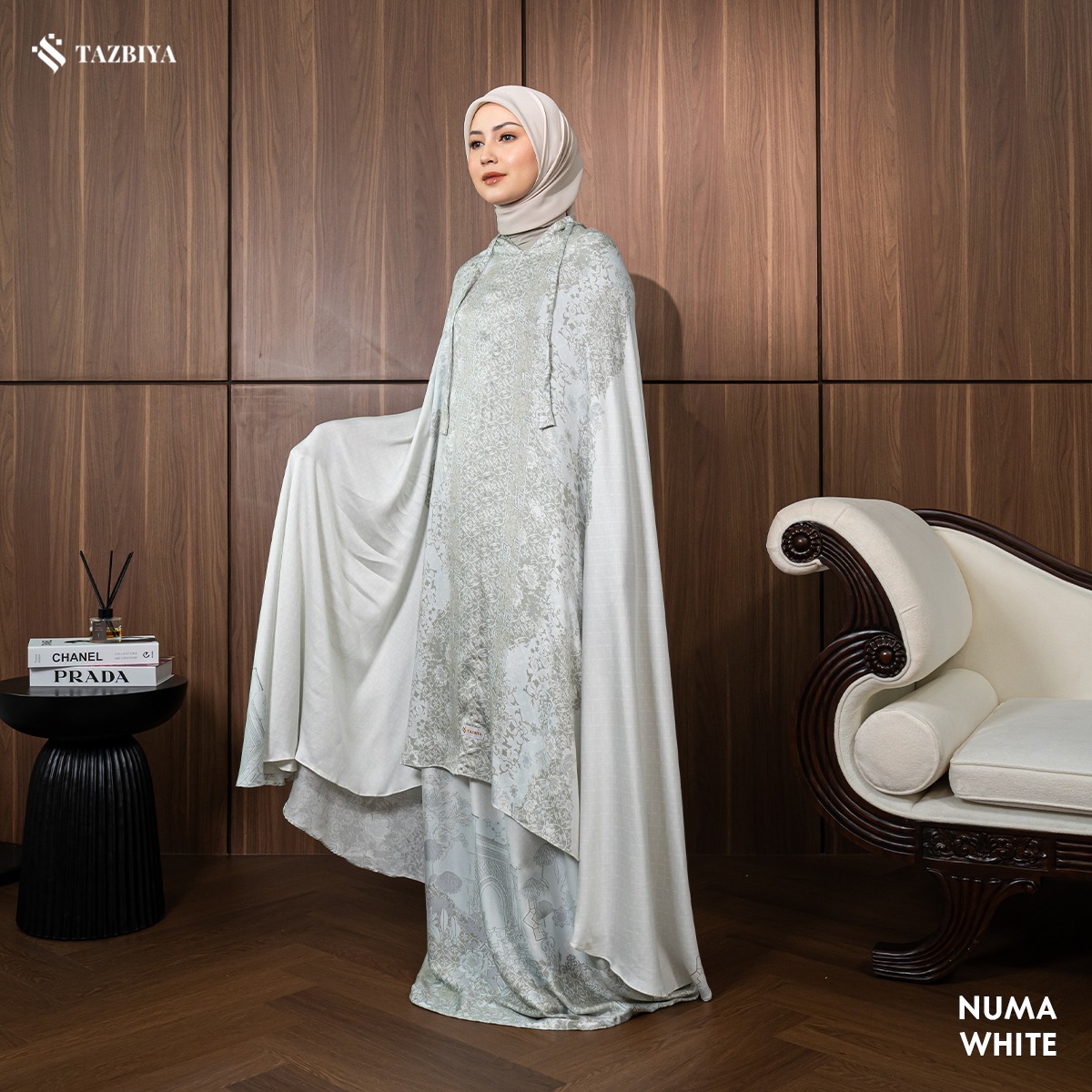 MUKENA TAZBIYA PREMIUM NUMA I Mukena Rayon Satin Jumbo Dewasa