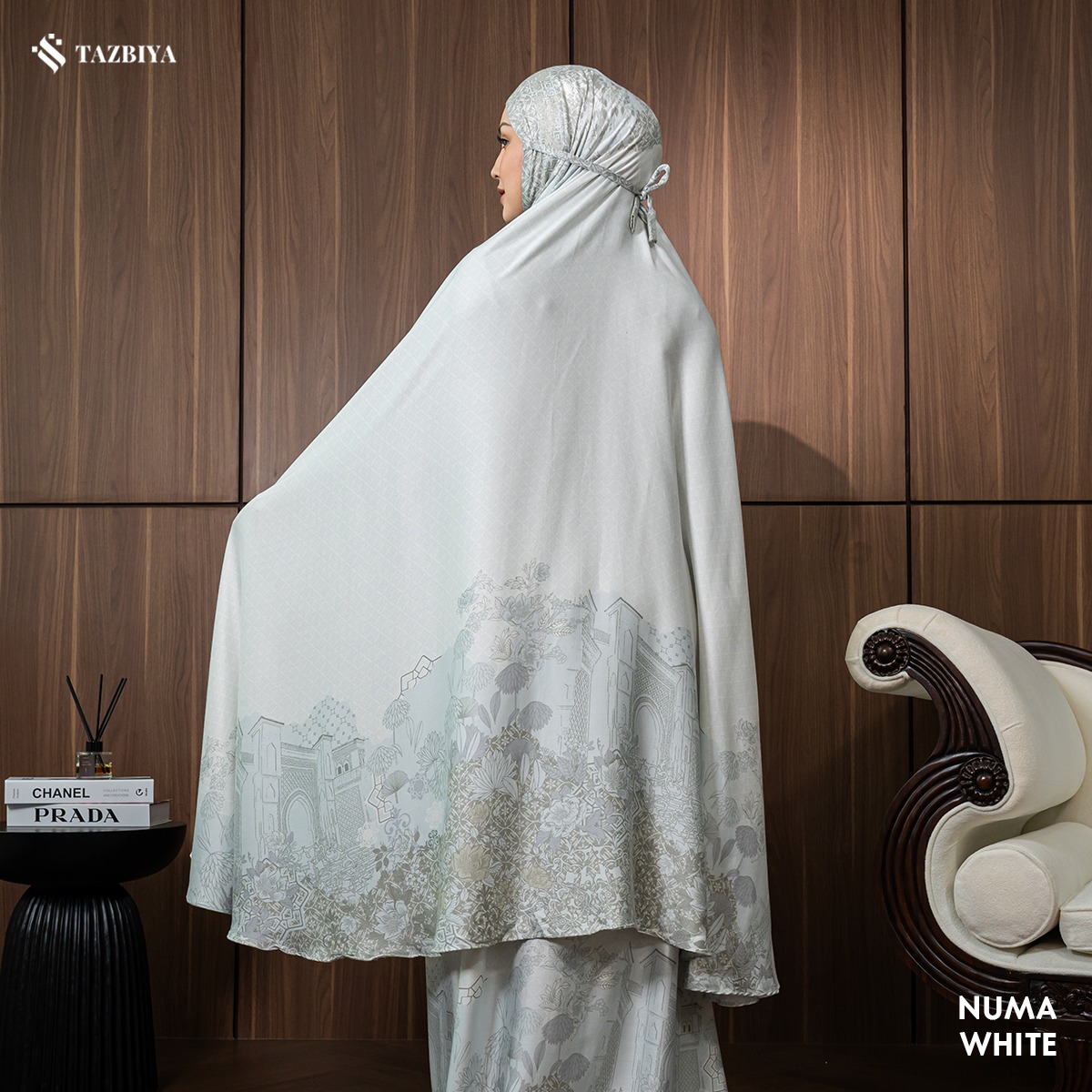 MUKENA TAZBIYA PREMIUM NUMA I Mukena Rayon Satin Jumbo Dewasa