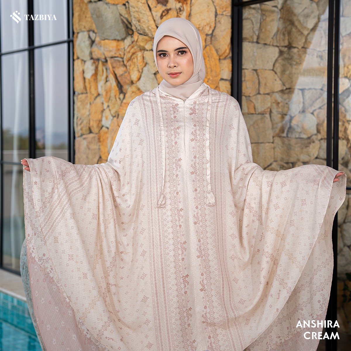 TAZBIYA MUKENA ANSHIRA SERIES | MUKENA RAYON PREMIUM 2IN1 DEWASA