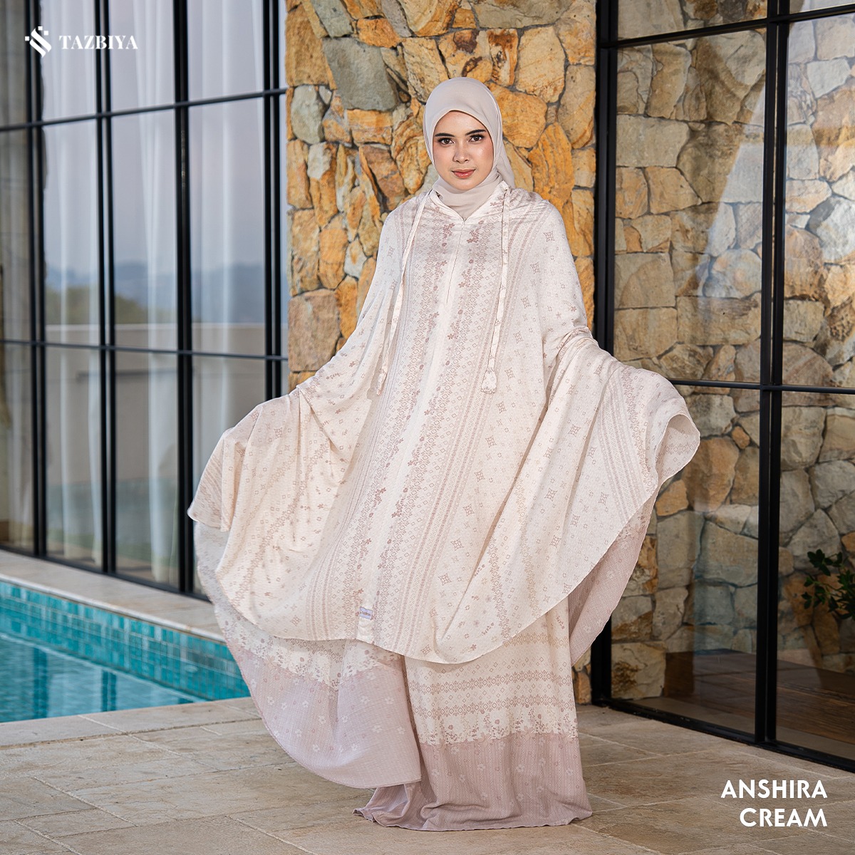 TAZBIYA MUKENA ANSHIRA SERIES | MUKENA RAYON PREMIUM 2IN1 DEWASA