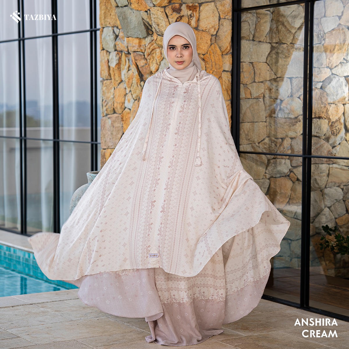 TAZBIYA MUKENA ANSHIRA SERIES | MUKENA RAYON PREMIUM 2IN1 DEWASA
