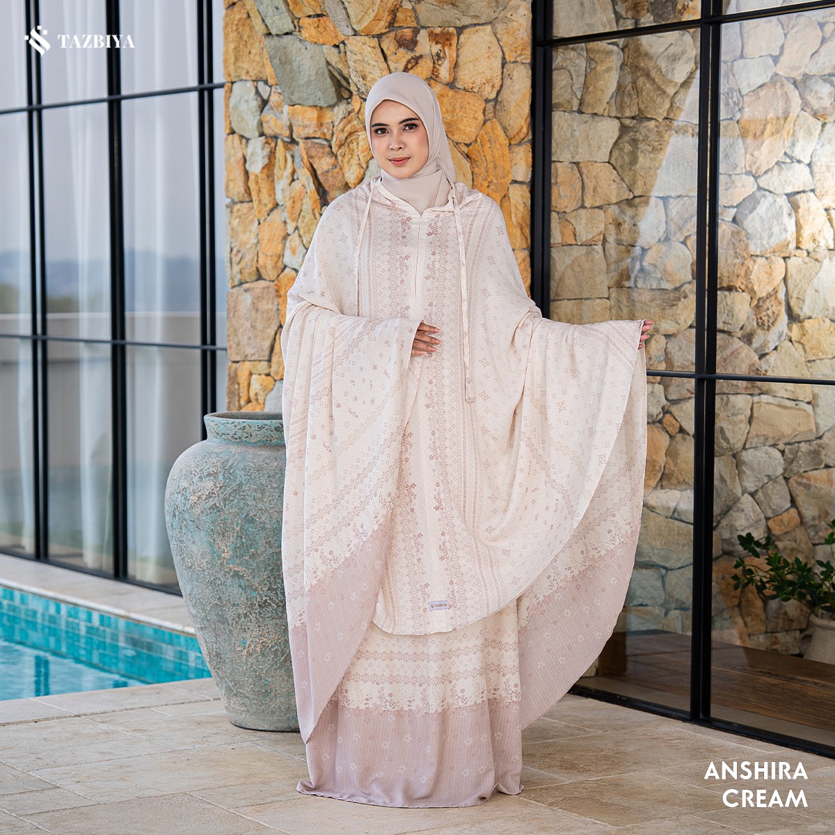 TAZBIYA MUKENA ANSHIRA SERIES | MUKENA RAYON PREMIUM 2IN1 DEWASA