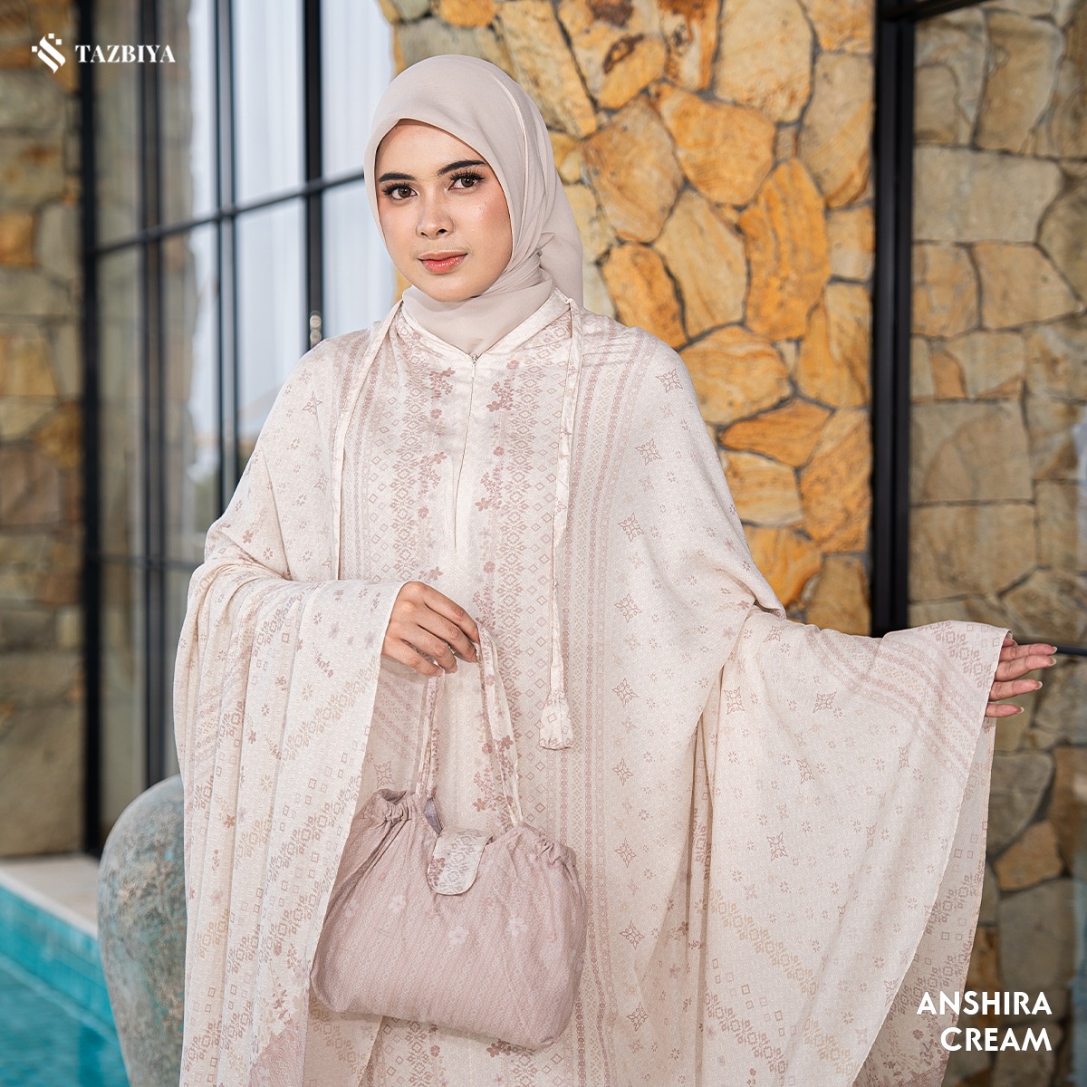 TAZBIYA MUKENA ANSHIRA SERIES | MUKENA RAYON PREMIUM 2IN1 DEWASA