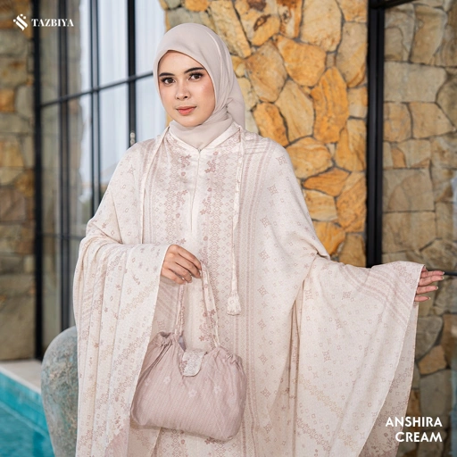 Image of TAZBIYA MUKENA ANSHIRA SERIES | MUKENA RAYON PREMIUM 2IN1 DEWASA
