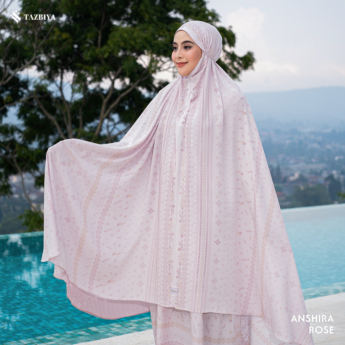 TAZBIYA MUKENA ANSHIRA SERIES | MUKENA RAYON PREMIUM 2IN1 DEWASA
