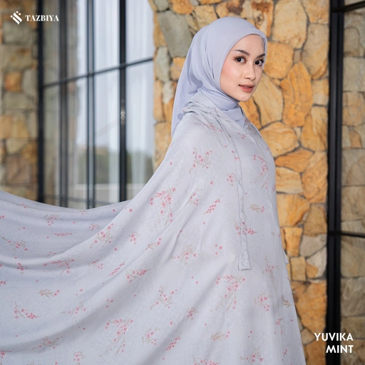 Image of TAZBIYA MUKENA YUVIKA SERIES | MUKENA RAYON PREMIUM 2IN1 DEWASA
