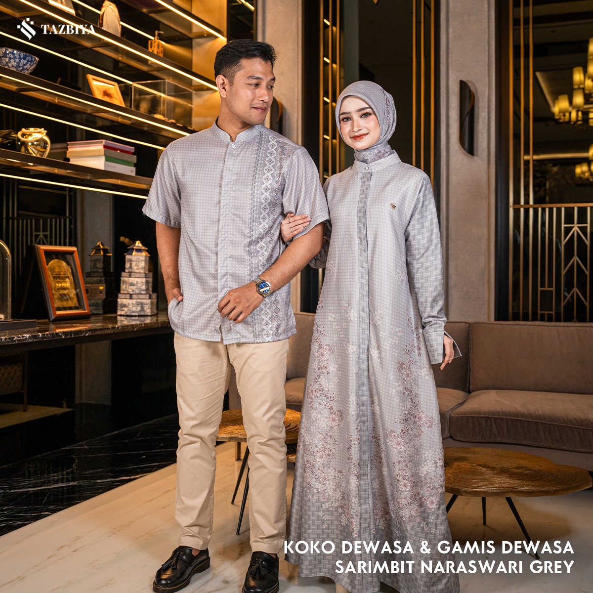 [READY STOCK] TAZBIYA SARIMBIT NARASWARI SERIES | Baju Sarimbit Lebaran | Baju Sarimbit | Baju Sarimbit Keluarga | Sarimbit 2026
