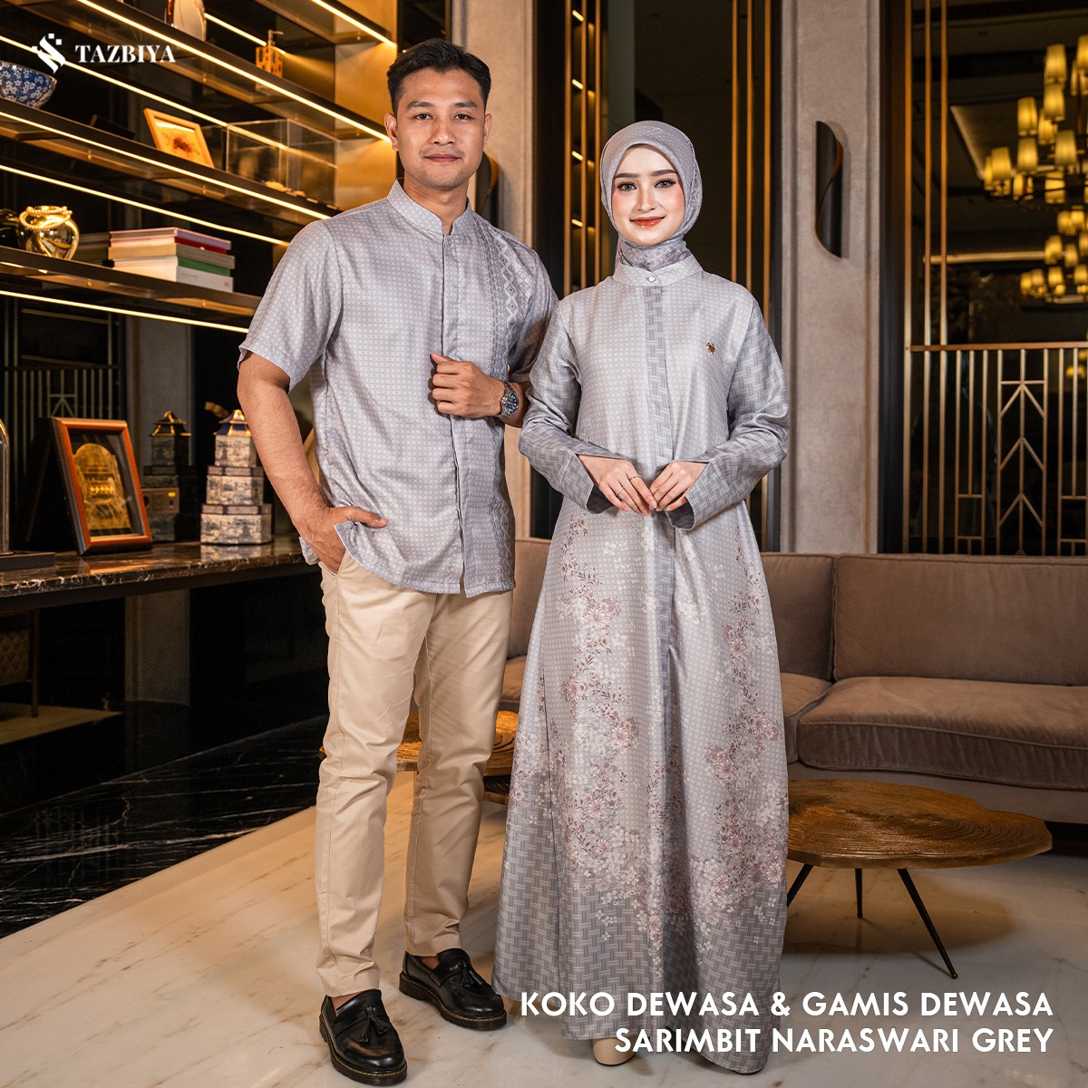[READY STOCK] TAZBIYA SARIMBIT NARASWARI SERIES | Baju Sarimbit Lebaran | Baju Sarimbit | Baju Sarimbit Keluarga | Sarimbit 2026