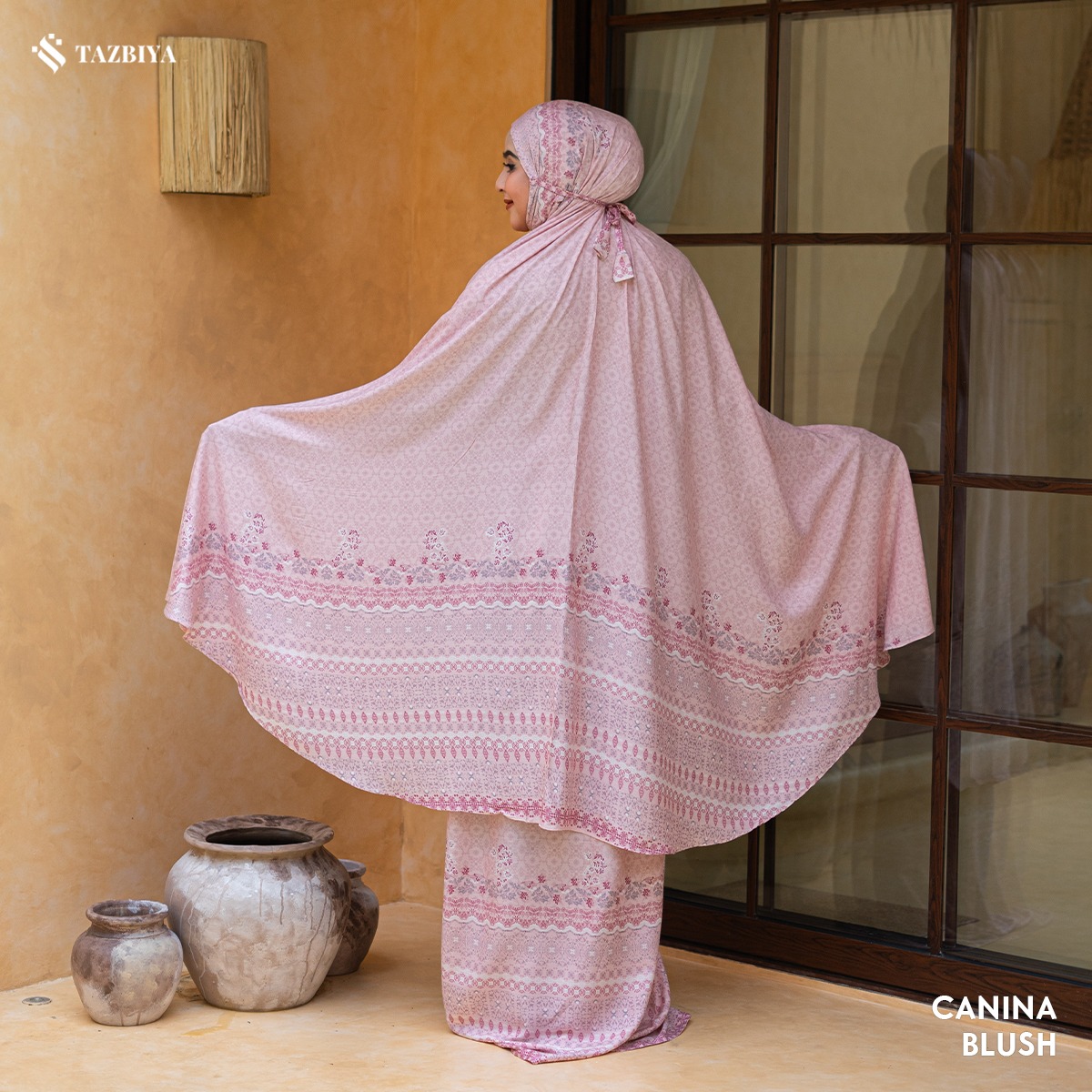 TAZBIYA MUKENA CANINA SERIES | MUKENA RAYON PREMIUM 2IN1 DEWASA