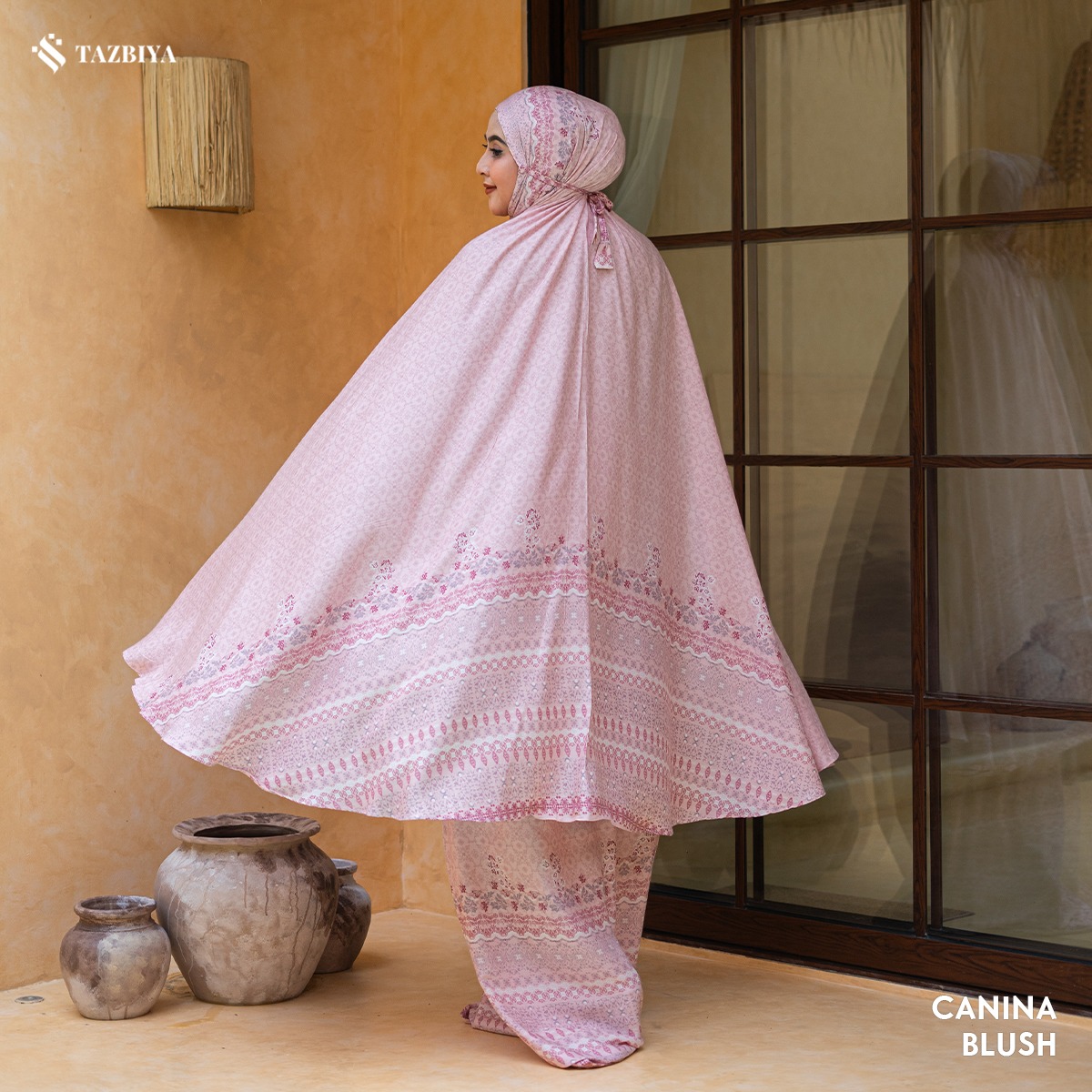 TAZBIYA MUKENA CANINA SERIES | MUKENA RAYON PREMIUM 2IN1 DEWASA
