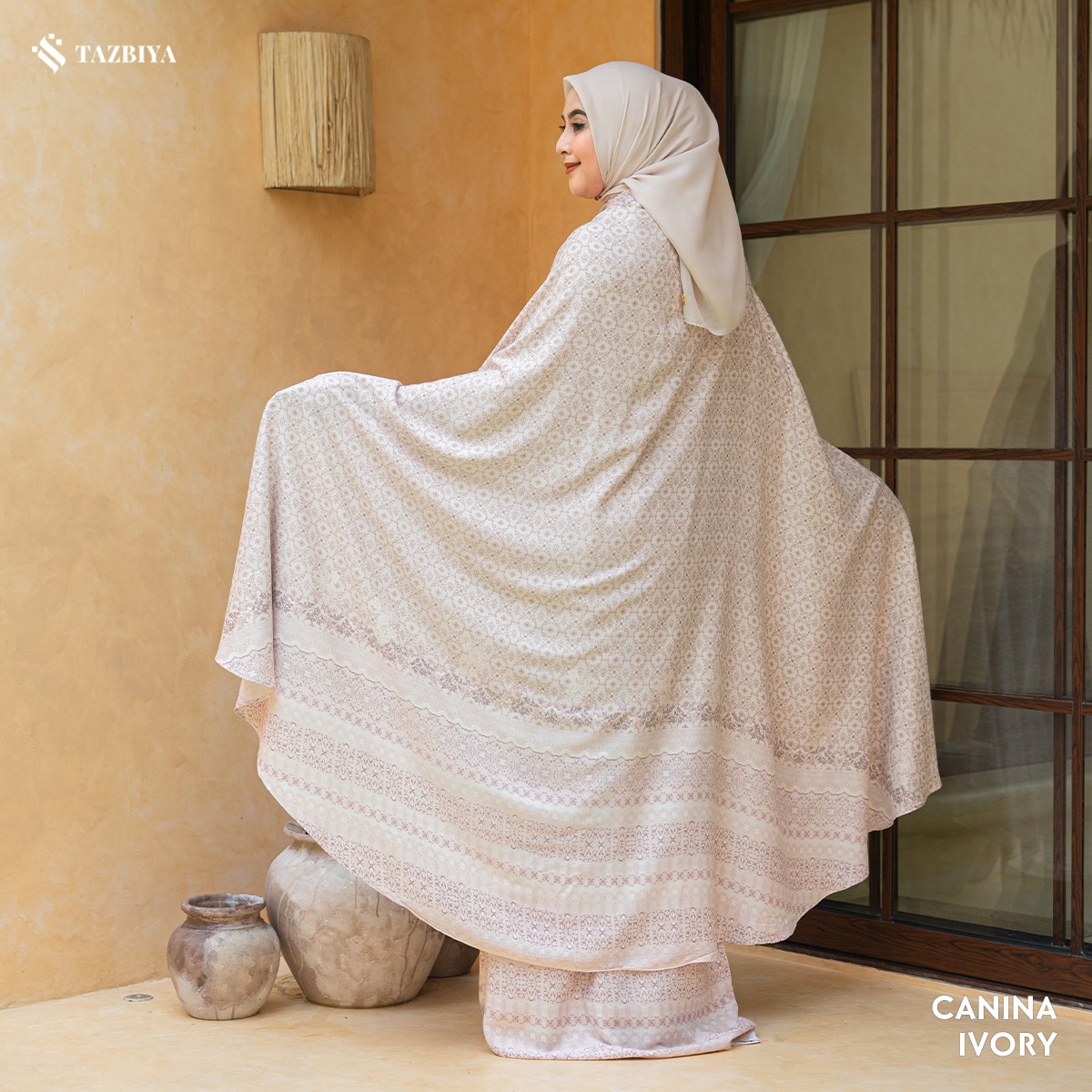 TAZBIYA MUKENA CANINA SERIES | MUKENA RAYON PREMIUM 2IN1 DEWASA