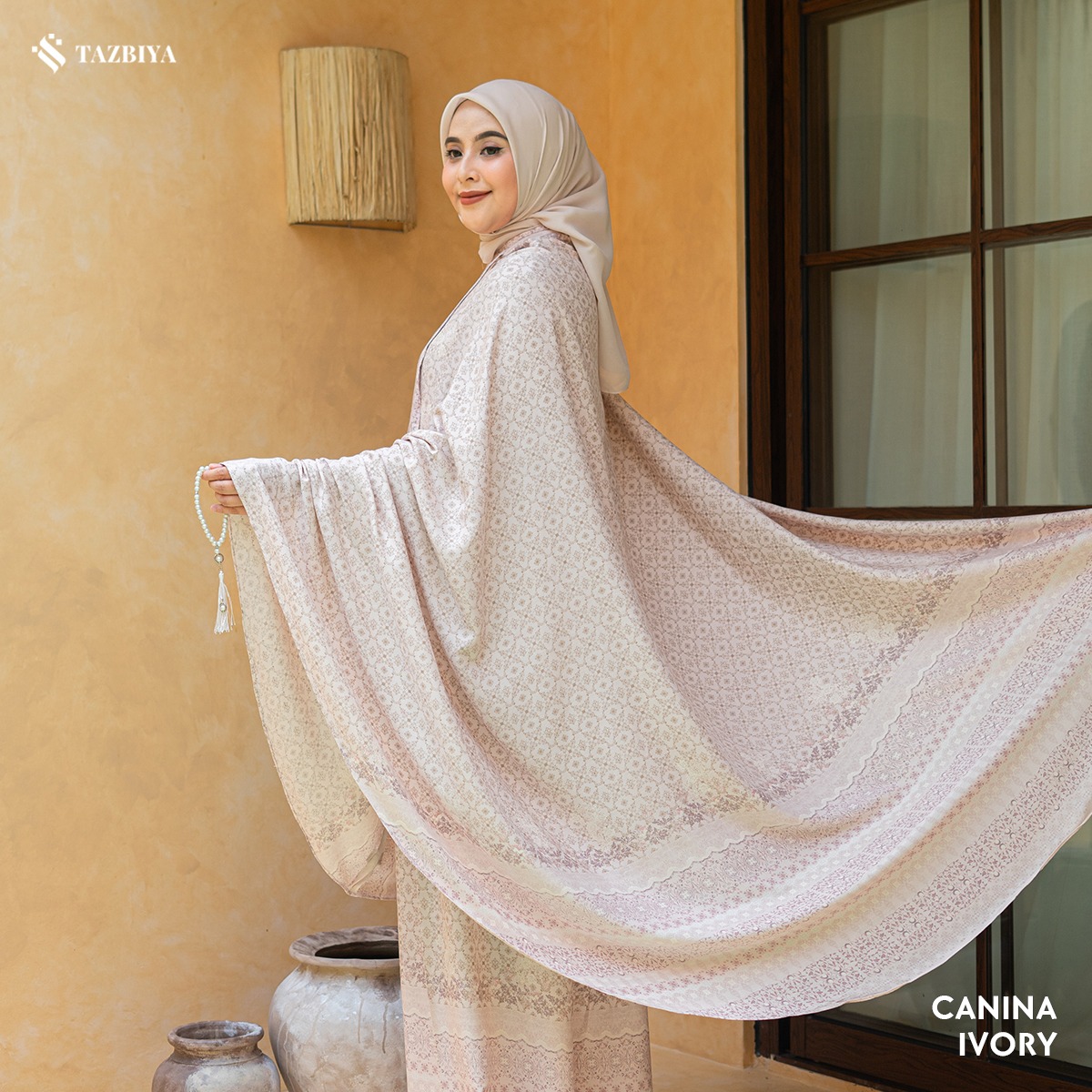 TAZBIYA MUKENA CANINA SERIES | MUKENA RAYON PREMIUM 2IN1 DEWASA