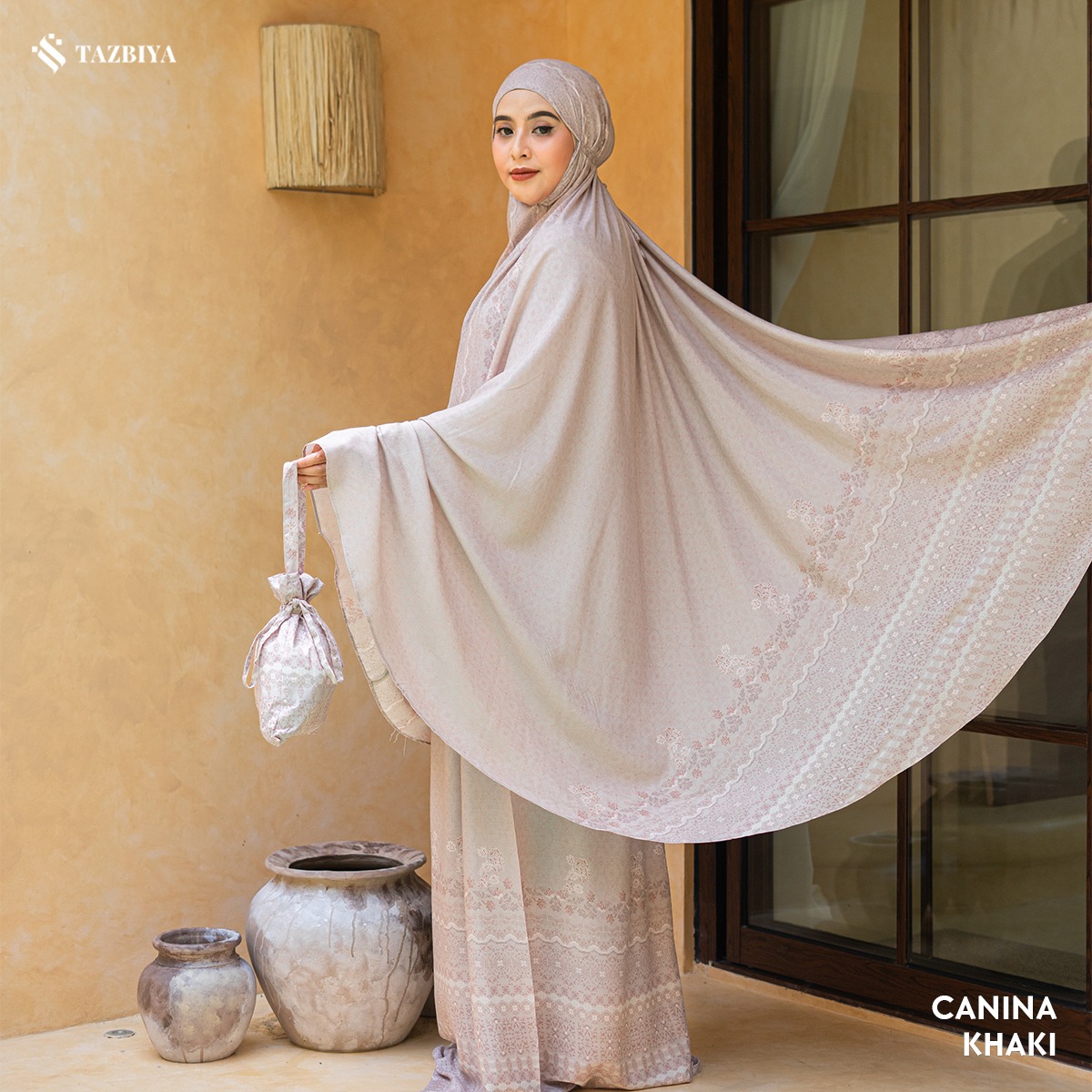 TAZBIYA MUKENA CANINA SERIES | MUKENA RAYON PREMIUM 2IN1 DEWASA