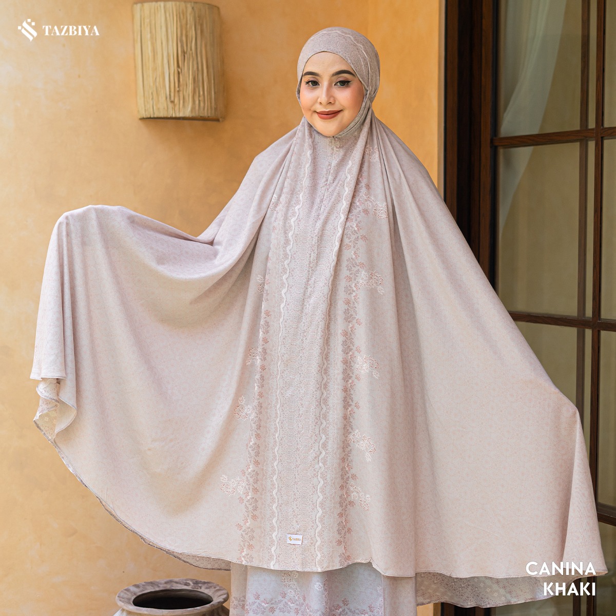 TAZBIYA MUKENA CANINA SERIES | MUKENA RAYON PREMIUM 2IN1 DEWASA