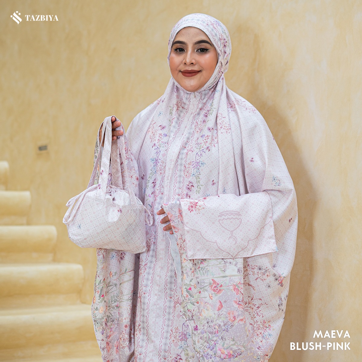TAZBIYA MUKENA PREMIUM COTTON MAEVA SERIES ALLSIZE