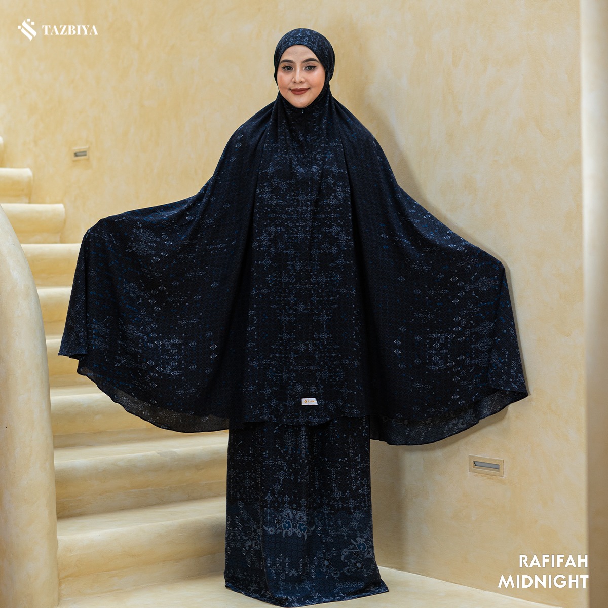 TAZBIYA MUKENA RAFIFAH SERIES | MUKENA RAYON SAJADAH PREMIUM 2IN1 DEWASA