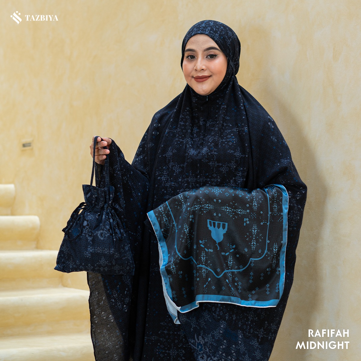 TAZBIYA MUKENA RAFIFAH SERIES | MUKENA RAYON SAJADAH PREMIUM 2IN1 DEWASA
