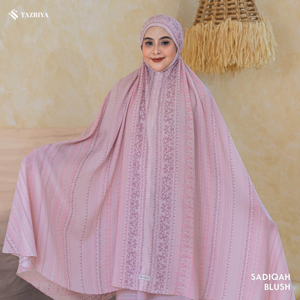 TAZBIYA MUKENA SADIQAH SERIES | MUKENA RAYON SAJADAH PREMIUM 2IN1 DEWASA