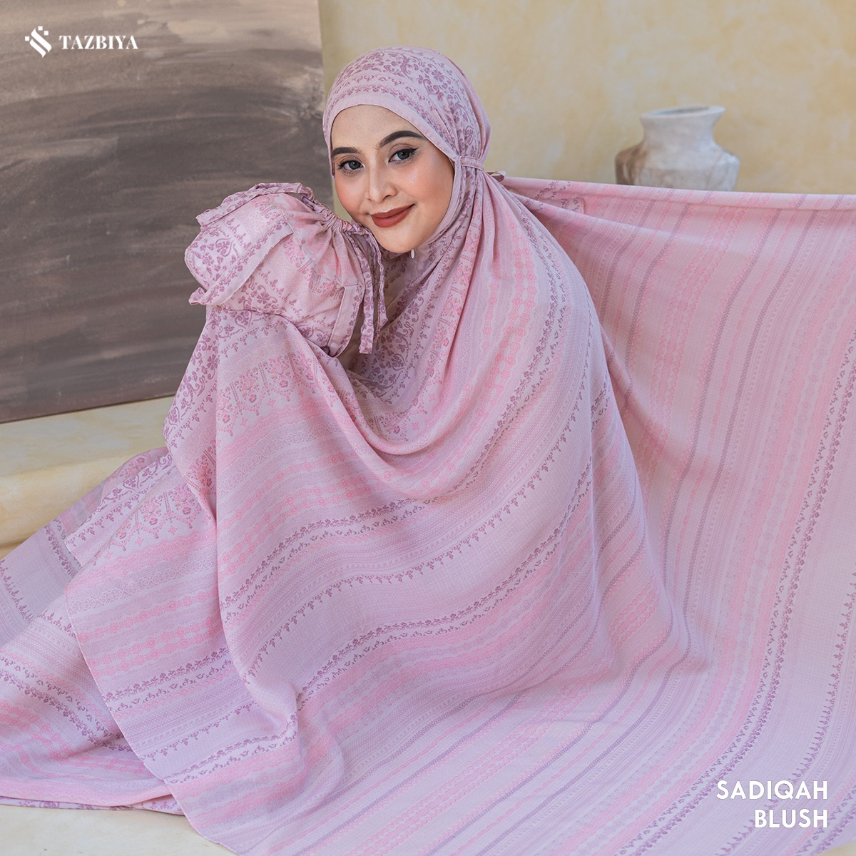 TAZBIYA MUKENA SADIQAH SERIES | MUKENA RAYON SAJADAH PREMIUM 2IN1 DEWASA
