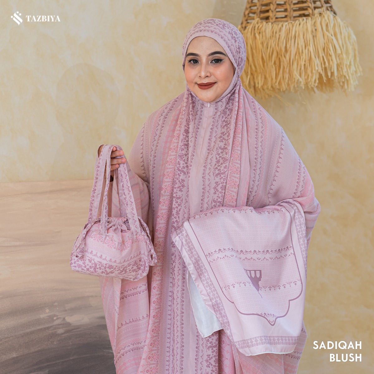 TAZBIYA MUKENA SADIQAH SERIES | MUKENA RAYON SAJADAH PREMIUM 2IN1 DEWASA