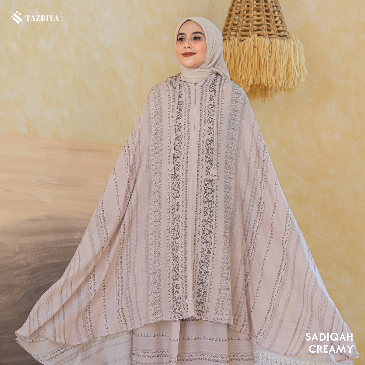 TAZBIYA MUKENA SADIQAH SERIES | MUKENA RAYON SAJADAH PREMIUM 2IN1 DEWASA