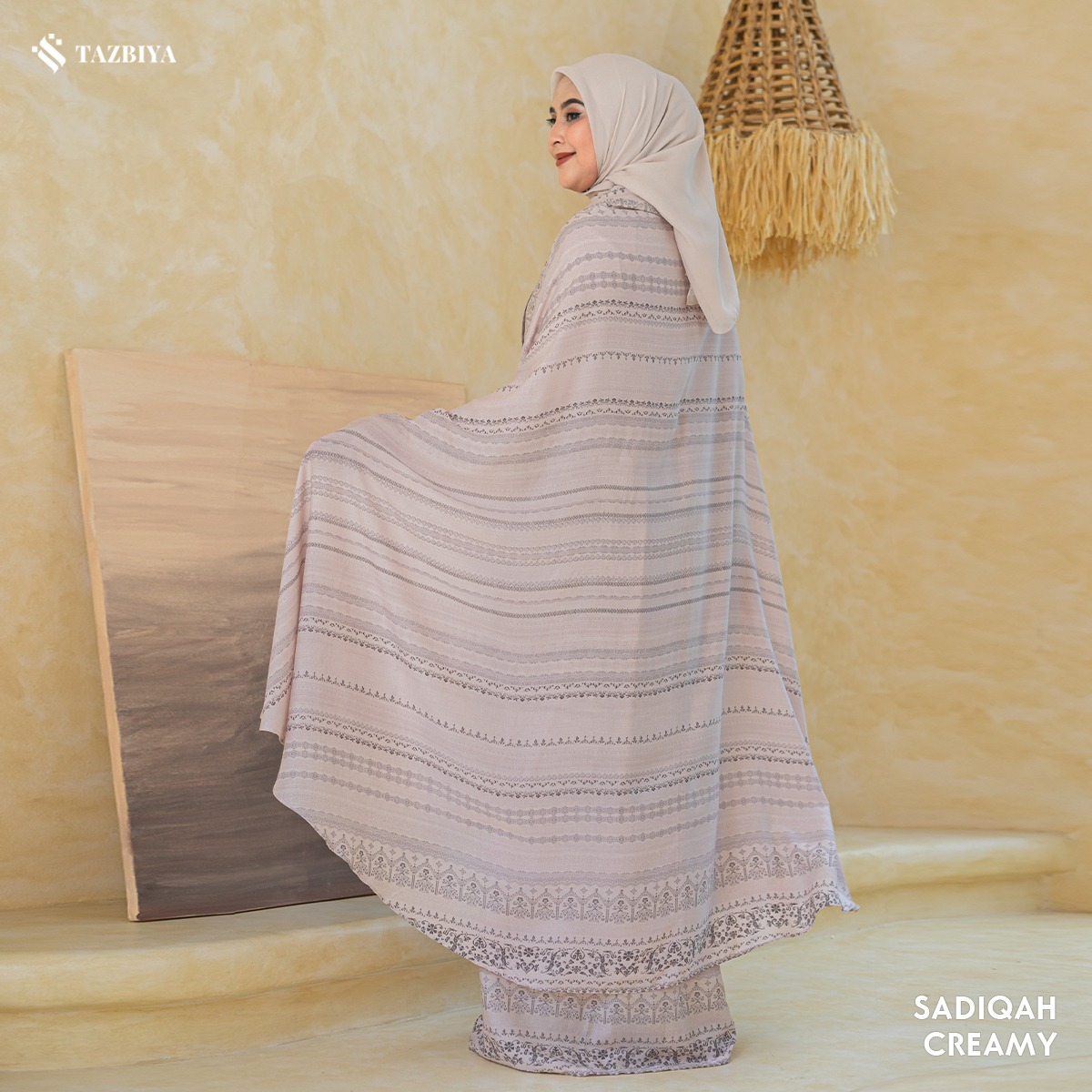 TAZBIYA MUKENA SADIQAH SERIES | MUKENA RAYON SAJADAH PREMIUM 2IN1 DEWASA