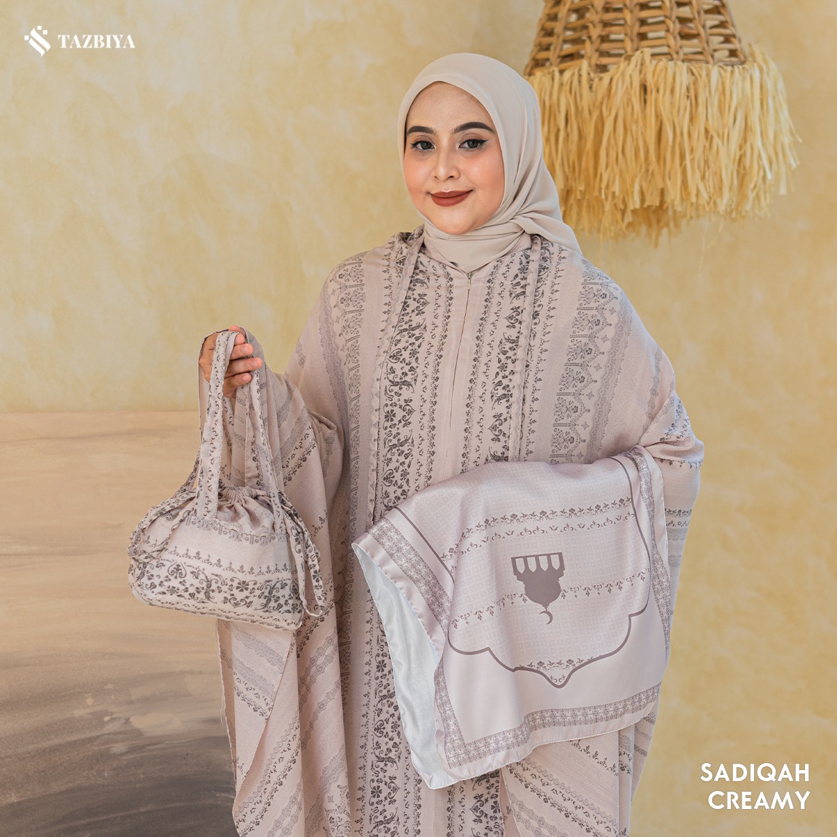 TAZBIYA MUKENA SADIQAH SERIES | MUKENA RAYON SAJADAH PREMIUM 2IN1 DEWASA