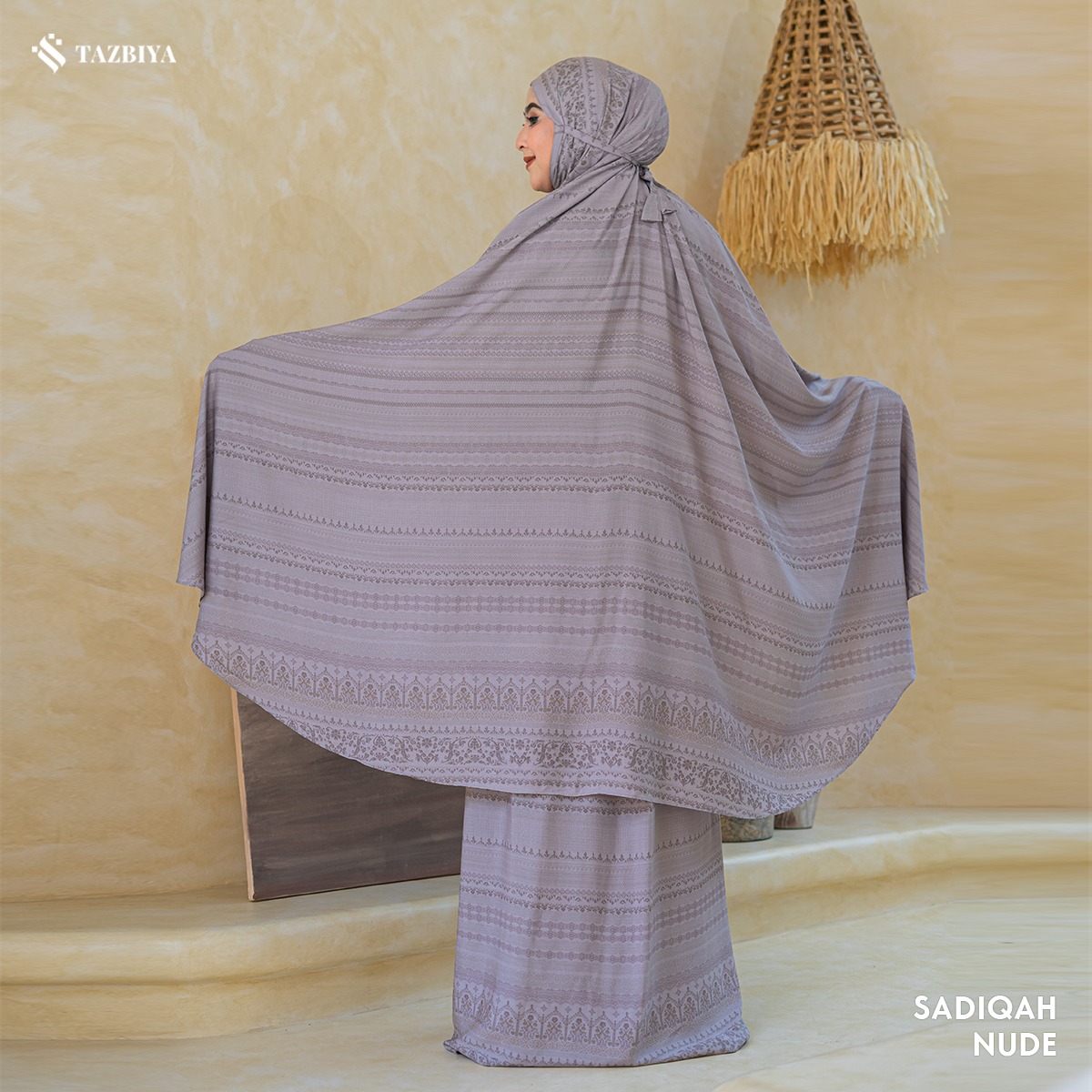 TAZBIYA MUKENA SADIQAH SERIES | MUKENA RAYON SAJADAH PREMIUM 2IN1 DEWASA