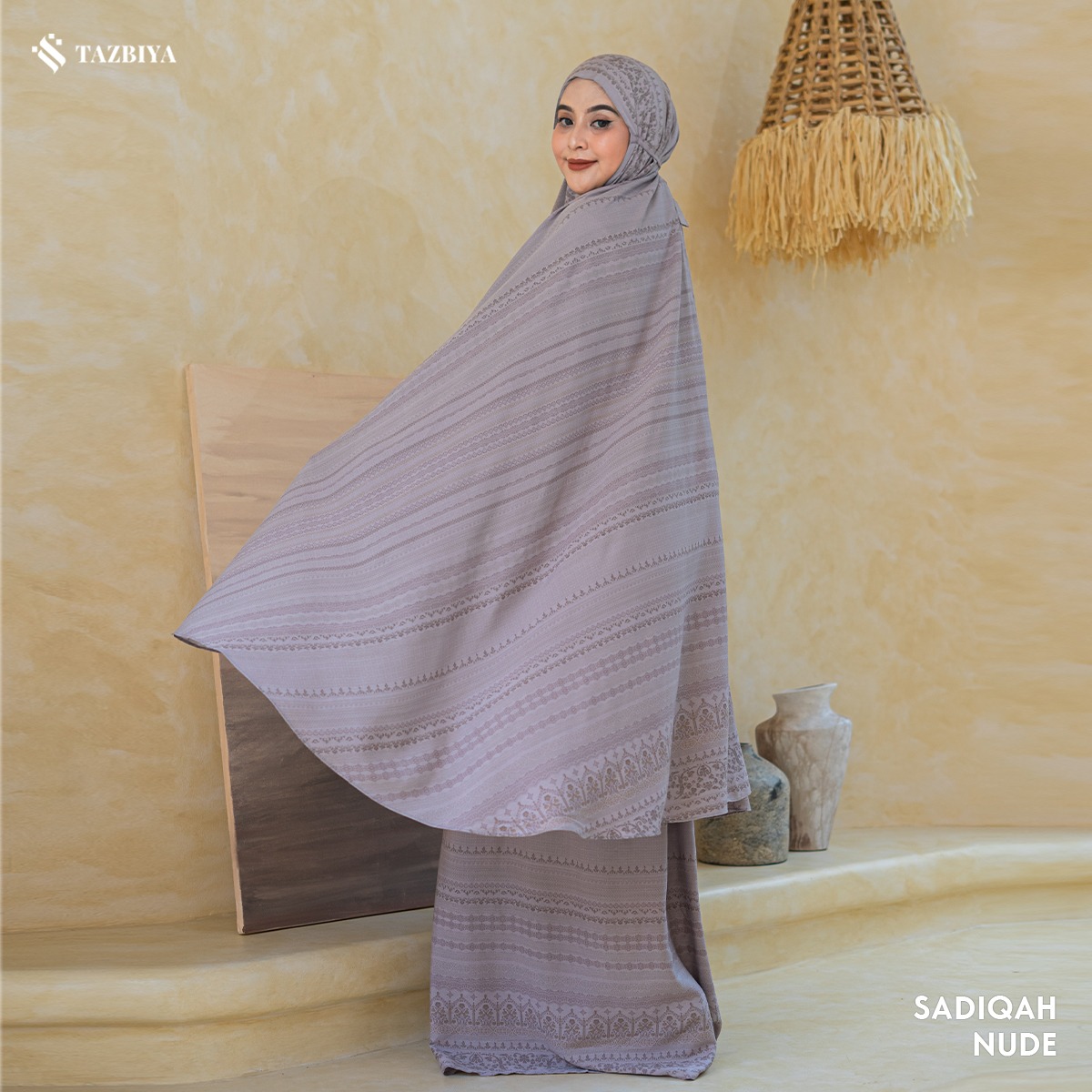 TAZBIYA MUKENA SADIQAH SERIES | MUKENA RAYON SAJADAH PREMIUM 2IN1 DEWASA