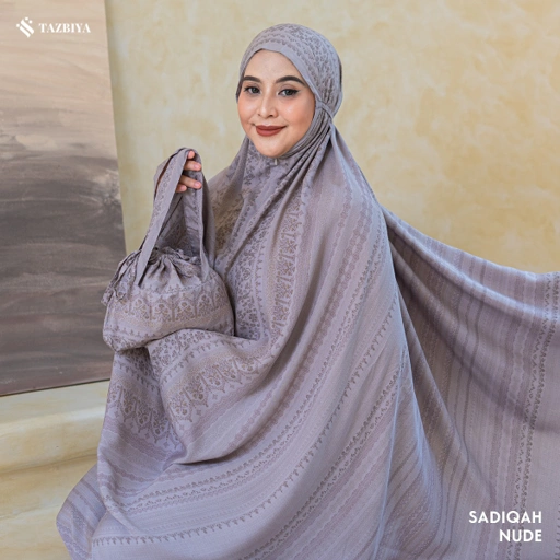 TAZBIYA MUKENA SADIQAH SERIES | MUKENA RAYON SAJADAH PREMIUM 2IN1 DEWASA