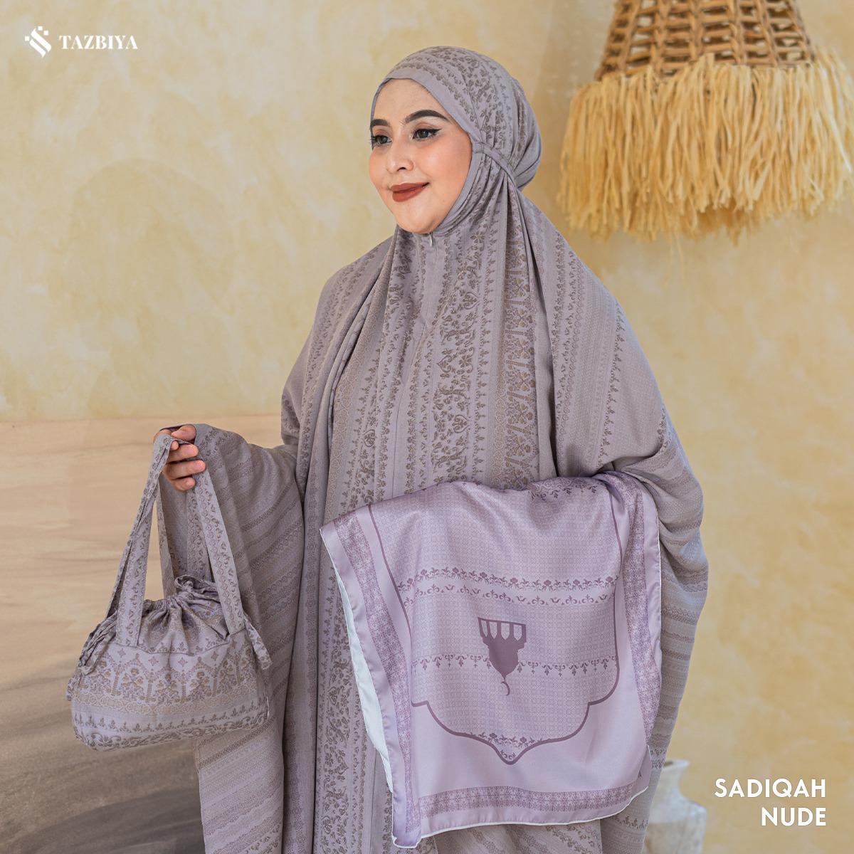 TAZBIYA MUKENA SADIQAH SERIES | MUKENA RAYON SAJADAH PREMIUM 2IN1 DEWASA