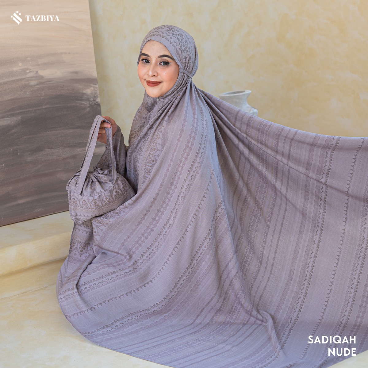 TAZBIYA MUKENA SADIQAH SERIES | MUKENA RAYON SAJADAH PREMIUM 2IN1 DEWASA